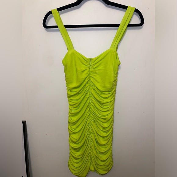 Zara bright green mini dress (perfect for festival season) - Picture 3 of 5